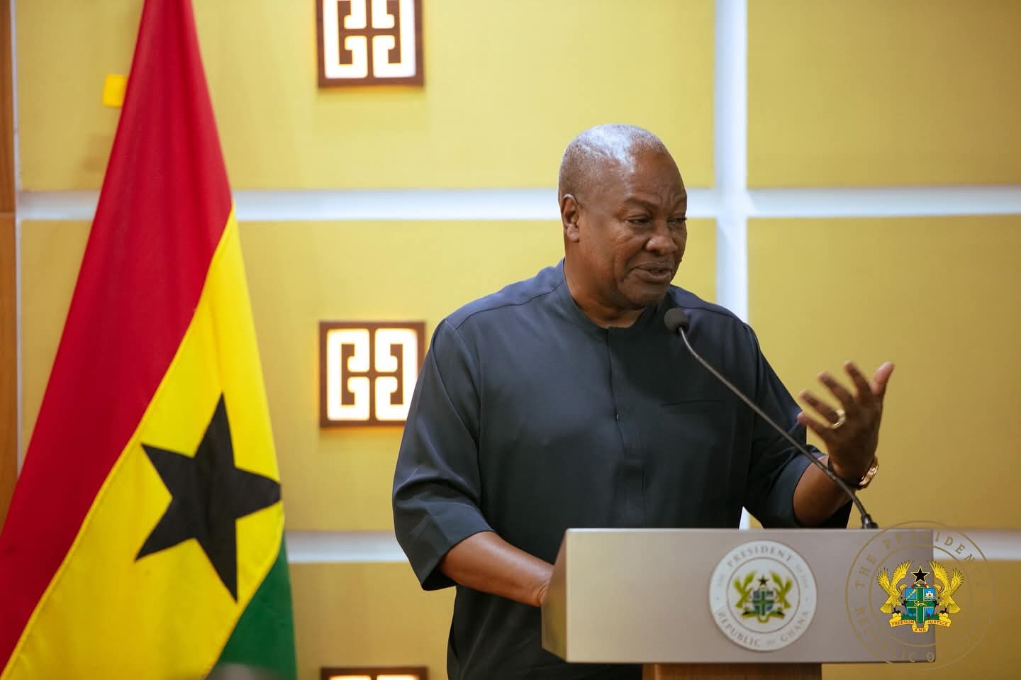 His Excellency John Dramani Mahama, President of the Republic of Ghana