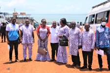 VISIT TO TEACHERS IN ISLAND COMMUNITIES WITH THE BRONG AHAFO REGION_1